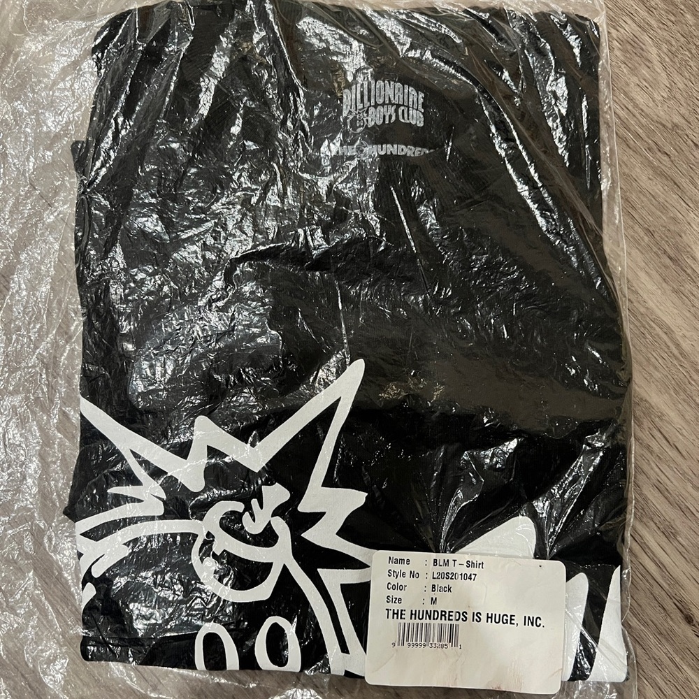 The Hundreds x BBC “Black Lives Matter” Tee – Black, Size Medium